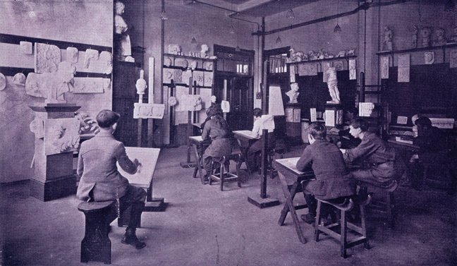1918 &mdash; Art room