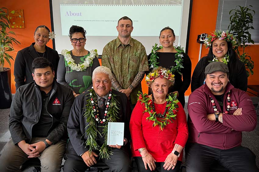 Launch of the online “Dictionary of the Māori Language of Rarotonga” at Te Ipukarea Research Institute, Auckland University of Technology, for Cook Islands Language Week