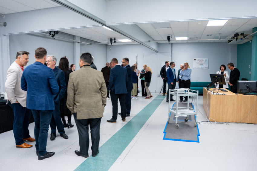 People at the ceremony