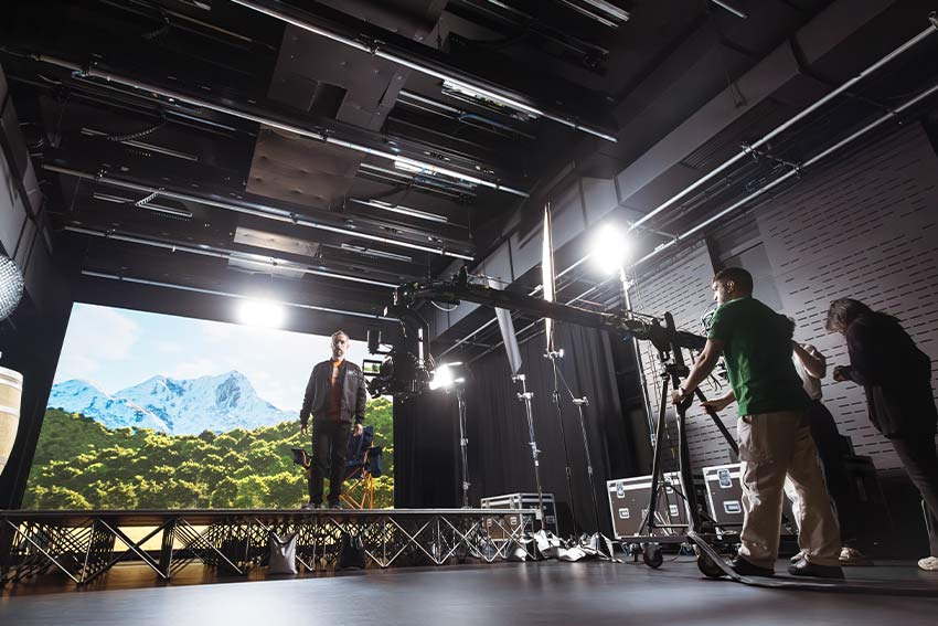 Another impression from AUT's production studio